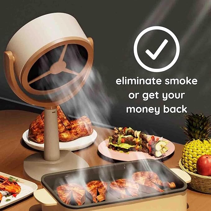 High Fan for Smoking - Smoke Away Purifier and Absorber for Indoor Use (1PCS-Rechargeable Model)