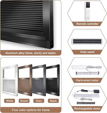 LEXEN Smart Bottom Up Honeycomb Shades - WiFi Enabled Motorized Cellular Blinds Compatible with Alexa/Google Home Easy Install Blackout Honeycomb Blinds with Aluminum Frame Customize Size-Coffee