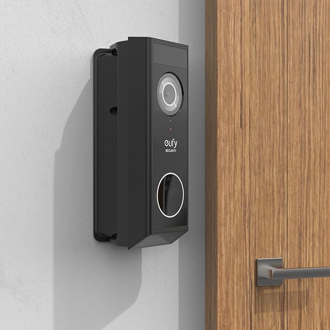 Angle Mount for eufy Security Video Doorbell E340, Adjustable 0 to 35 Degree Doorbell Camera Holder for Eufy Doorbell E340, Mounting Bracket Corner Wedge Stand Kit for eufy Video Doorbell E340