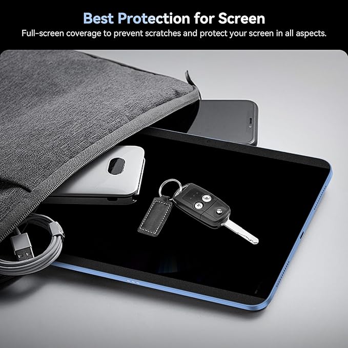 360° Magnetic Privacy Screen for iPad 10th Gen 2022 10.9 Inch & iPad 11th Gen A16 2025 11in, 4 Way Privacy Removable Anti Glare Blue Light Filter Shield Film Anti Spy Protector