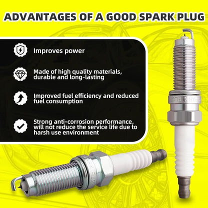 Set of 6 Ignition Coils Pack UF648 & 6 PCS Iridium Spark Plugs