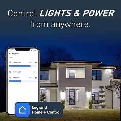 Legrand Radiant WNRH2NI Smart Gateway with Netatmo, Surface Mount, Compatible with Alexa, Google Assistant & Apple HomeKit, Nickel (1 Count)