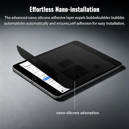 Matte Privacy Screen Protector for iPad 9th Generation 10.2 Inch 2022, Anti Spy Private Filter for iPad 8th/7th Gen 10.2", High Sensitive Bubble-Free Easy Install Black Security Screen, 1 Pack