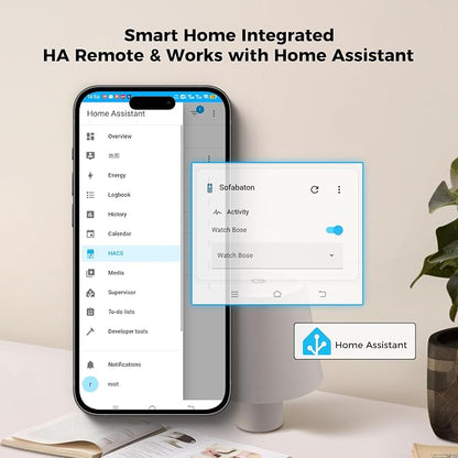 SofaBaton X2 Universal Remote with Hub&Charging Dock& R1 Infrared Repeater | SofaBaton X2 Universal Remote Control with Touchscreen, Activities, APP, Works with Alexa&Google Assistant&Home Assistant