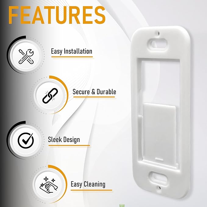 SplashNColor Wallplate Brackets for Lutron Caseta Pico Remote, 3-Pack – Seamless Remote Snap-in Installation Wall Bracket for Lutron Smart Switch, Durable Wall Mount Design for Lutron Pico Remote
