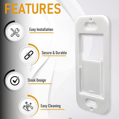 SplashNColor Wallplate Brackets for Lutron Caseta Pico Remote, 3-Pack – Seamless Remote Snap-in Installation Wall Bracket for Lutron Smart Switch, Durable Wall Mount Design for Lutron Pico Remote
