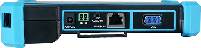 EVERSECU CCTV IP Camera Tester Monitor, 8MP AHD CVI TVI CVBS IP Camera Test 4K HD Display Video Monitor 5inch IPS Touch Screen IPC Tester Support POE PTZ WiFi RS485 HDMI & VGA Input DC12V Output
