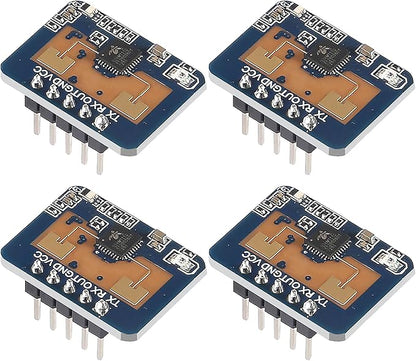 4pcs LD2410C Human Presence Radar Sensor Module HLK-LD2410 LD2410 Millimeter Wave Non-Contact 24GHz ISM Band Serial Port IO Level Output