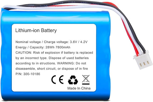 300-10186 Replace Battery for ADT Command Smart Home Touchscreen Security Panel ADT5AIO-1 ADT5AIO-2 ADT5AIO-3 ADT7AIO-1, for Honeywell ADT 2X16 AIO Home Security Panel ADT2X16AIO-1 ADT2X16AIO-2