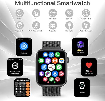 EarlySincere Smart Watch for Men 1.9" HD AMOLED AOD, DA GPT, AI Watch Face