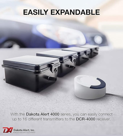 Dakota Alert SBA-4000 Solar Break Beam Wireless Driveway Alarm Kit, 1-Mile