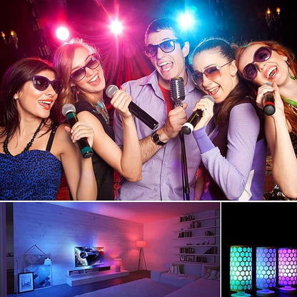 Color Changing Light Bulb with Remote,9W A19 E27 Cool White 6500K 450LM Dimmable Multicolor LED Light Bulb,Memory Function,16 Color RGB Light Bulbs for Bedroom Indoor Party(1Pack)