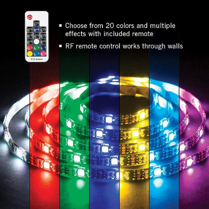 Armacost Lighting LED Lights Tape Light Kit with Remote. Use in 1A or More USB Port. 422100