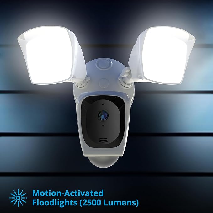 Night OWL FWIP3-FL FLOODLIGHT Security Camera - White