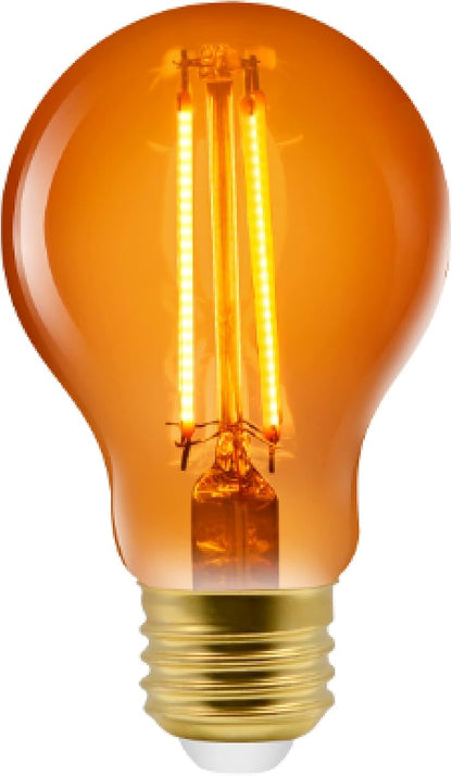 Sylvania WiFi LED Smart A19 Amber Finish Light Bulb, 4.5W Efficient, for Alexa/Google Assistant, 2000K, No Hub Required - 1 Pack (75800)