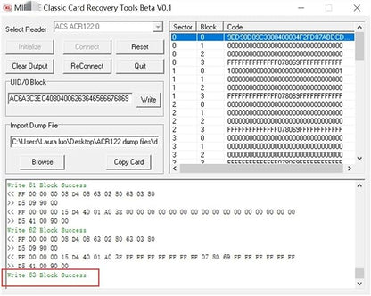 UID Rewrite Changeable 13.56mhz Smart IC Key Tag Writable Zero 0 Sector 0 Block GEN1 Back up S50 1k Card for ACR122U-A9 Device Copier Clone 10pcs/lot by XCRFID