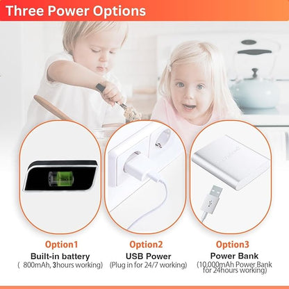 XXAXX WiFi 4K Ultra HD Camera, Video Cam with Detection, App Control, Cloud & SD Storage, 800mAh Battery, Video-only
