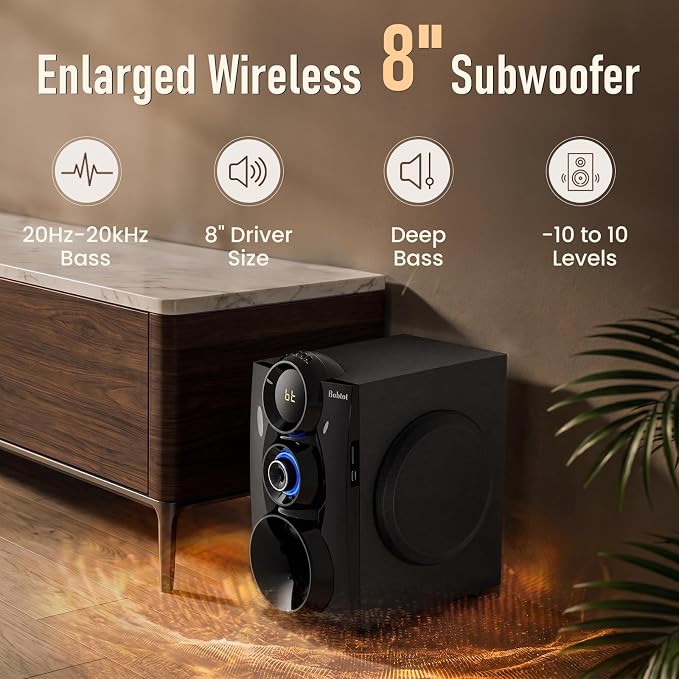 Bobtot Wireless Surround Sound System Home Theater System