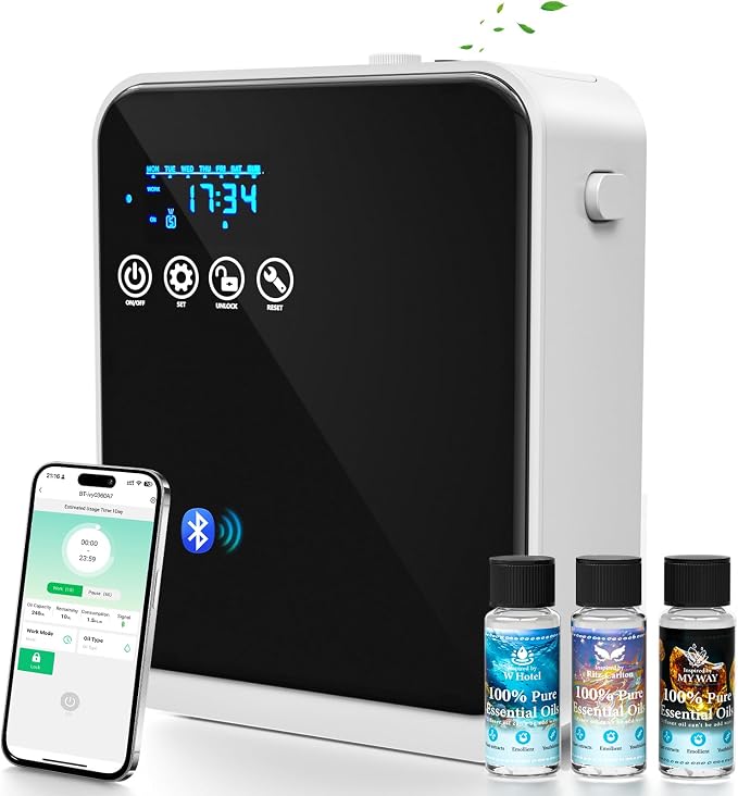 Waterless Essential Oil Diffuser,House Scent Air Diffusers for Home Hotel
