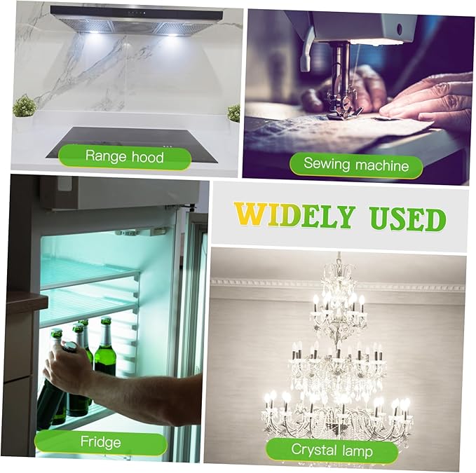 LIFKOME E12 Smart LED Light Bulbs Dimmable Color Saving 2-Pack for Bedroom and Living Room Lighting