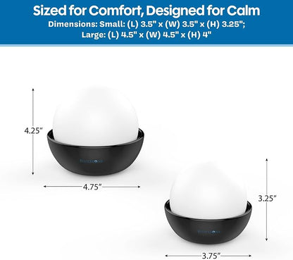 Humidifiers, Set of 2 Stone Decorative Ceramic Natural Water Humidifier, Non-Electric Battery Free for Bedrooms, Great for Babies by Bluestone