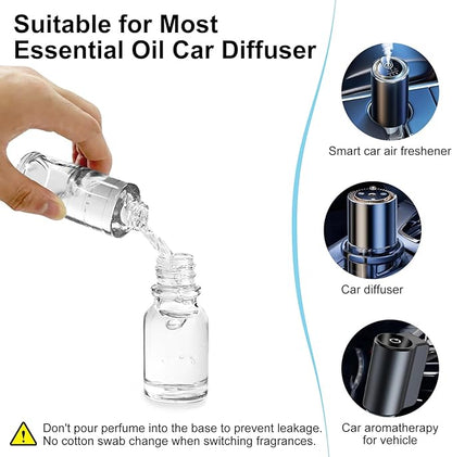 Amor Lyris 2 Packs Essential Oil Refill for Smart Car Air Freshener, 3.5OZ Car Diffuser Refill, Aromatherapy Perfume Refill Can be Used for 4-8 Months, Made with Natural Plant Extracts, Ocean