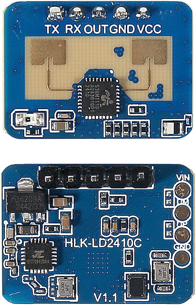4pcs LD2410C Human Presence Radar Sensor Module HLK-LD2410 LD2410 Millimeter Wave Non-Contact 24GHz ISM Band Serial Port IO Level Output