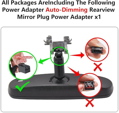 Mangoal Front 4K & Rear 1080P Dash Cam Custom fit for Chevy Suburban/Tahoe 2015 2016 2017 2018 2019 2020(Model D), Model D & Model C Have Same Models Years but Vehicle Sensor Cover are Different