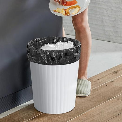 Trash Can - Small Waste basketbin - 2 Gallon- for Office,Home,Bathroom,Kitchen - White