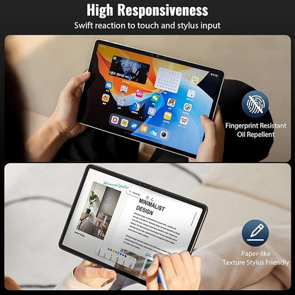 Matte Privacy Screen Protector for Pad 11th A16 2025 11" & 10th 2022 10.9" , Anti Glare Spy Private Filter for Pad A16, High Sensitive Bubble-Free Easy Install Black Security Screen, 1 Pack