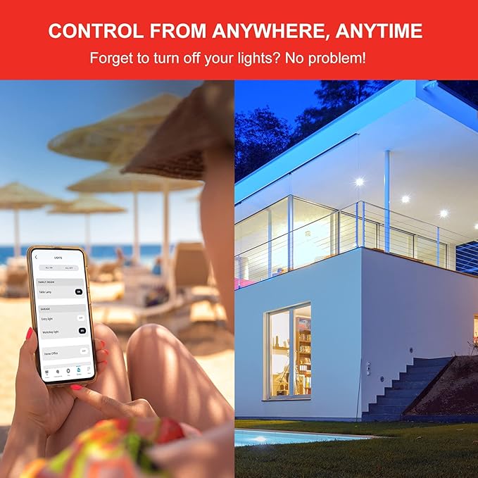 Sengled Smart Bulbs That Work with Alexa, Smart Flood Light Bulb Bluetooth, BR30 Smart Light Bulb 5000K Dimmable 650LM, Daylight 65W Equivalent E26 Recessed, Alexa Light Bulb, No Hub Required, 4 Pack