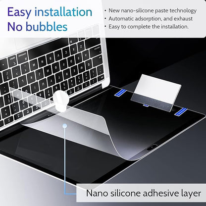Peslv 3-Pack Anti Blue Light Screen Protector for MacBook Air 13 Inch(2018-2021,M1)&MacBook Pro 13In(2016-2022,M1,M2), 13.3" Mac Laptop Glare Filter Uv Blocker Shield Cover Eye Protection Film