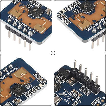 2pcs LD2410C Human Presence Radar Sensor Module HLK-LD2410 LD2410 Millimeter Wave Non-Contact 24GHz ISM Band Serial Port IO Level Output