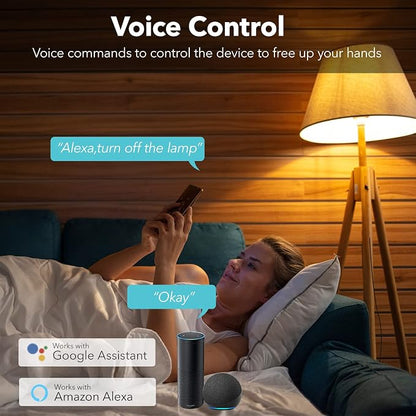 BN LINK Smart Plug Power Strip，Surge Protector with 6 Individually Controlled Smart Outlets, 4 USBs (incl. 20W USB-C), Compatible with Alexa and Google Home