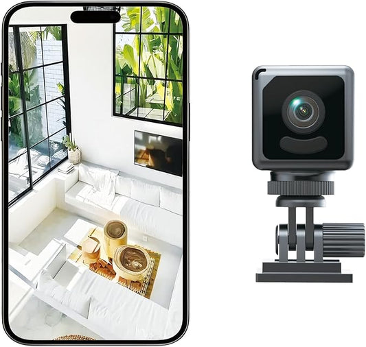 2025 Upgraded Security Camera, 4K HD Mini Nanny Cam for Home with Night Vision, WiFi Indoor Camera, Motion Detection, Remote Viewing, Wireless Camara Cam