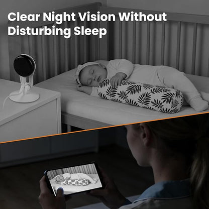 2 Pack Indoor Camera for Pet & Baby Monitoring, 2K Clear View, Motion Alerts & Night Vision, 2-Way Audio, Easy Setup Home Security Cam, Alexa & Google Home Compatible, 2.4G Wi-Fi only