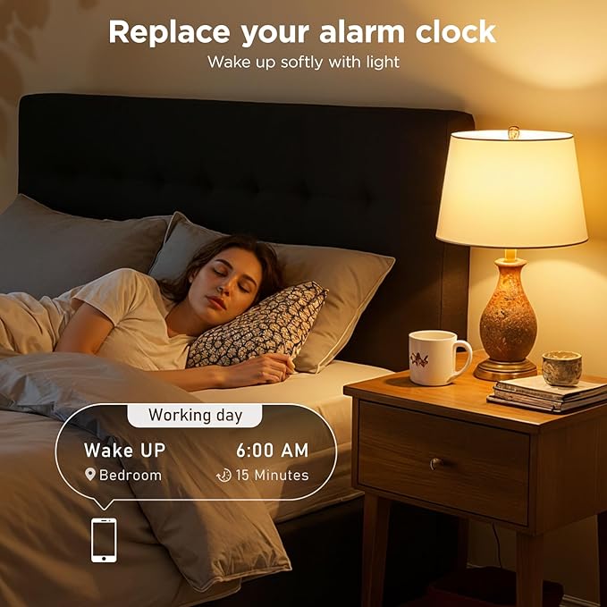 G9 Smart Bulb, Standard Size WiFi LED Light, 2W 200LM, RGB + Warm to Cool White (2700K-6500K), Compatible with Alexa & Google Assistant, Dimmable App Control, No Hub Required, 2-Pack