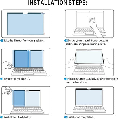 for Macbook Air Screen Protector 13 inch 2021 Anti-Glare Anti-Blue Light Screen Filter,Eye Protection Blue Light Blocking Filter for Macbook Air 13" (2021-2018) M1 A2337 A1932 A2179 (Not Fit Air 13.6")