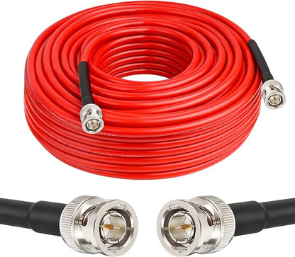 XRDS 100FT SDI Cable, 3G/6G/12G Video Cable 75ohm RG6 BNC, HD-SDI/3G/6G/4K for Video Security Camera & Converter