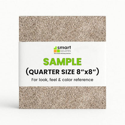 Smart Squares Easy Street Premium Made in The USA Carpet Tiles 18x18 Inch, Soft Padded, Seamless Appearance, Peel and Stick for Easy DIY Installation (4032 Casa Marina, Sample (8” x 8”))