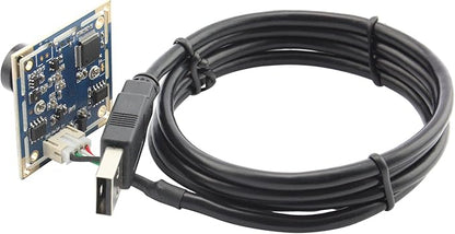 ELP 8MP USB Camera Module 2448p Webcam Board 2.1mm Wide Angle Lens 8MP HD Industrial Laptop USB Camera for Windows/Linux/Android/macOS