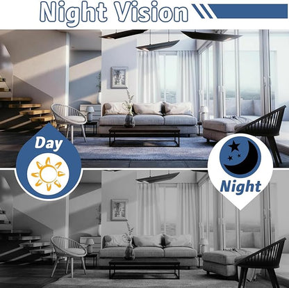Power Bank Camera, WiFi Smart Indoor Security Camera 1080P HD Wireless Nanny Cam with Motion Detection, Portable Video Recorder for Home, Baby, Pet, No Audio