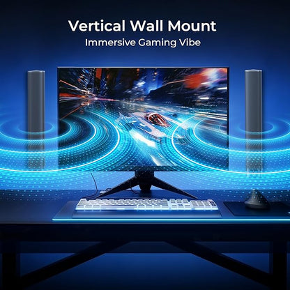 Sound Bar for Smart TV, 80W Soundbar with Bluetooth/ARC/Opt/AUX Connect, Dynamic Volume Boost, 3 Equalizer Modes, 2 in 1 Detachable Soundbar for TV/PC/Gaming/Projectors