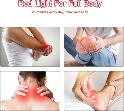 660nm & 850nm Red Light Strip, 9.6 Inch Near Infrared Light Bar with 5 Brightness Levels, USB Powered Red Light for Muscle Relaxation, Home & Fitness Use（2 pcs）