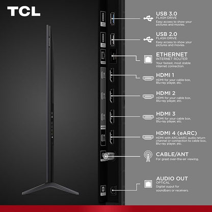TCL 85 Inch Class QM64L Series | Mini LED QLED 4K HDR Smart Fire TV | 85QM64L, 2026 | 120Hz-144Hz High Brightness, Dolby Vision Atmos, Alexa+ Voice Remote AI Streaming Television | Amazon Exclusive