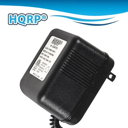 HQRP 24V AC Adapter Transformer Compatible with Ecobee Google Nest Honeywell Emerson Ecobee4 Smart WiFi Thermostat, Wyze Ring Blink Video Doorbell C-Wire, 25ft Cable, ETL Listed