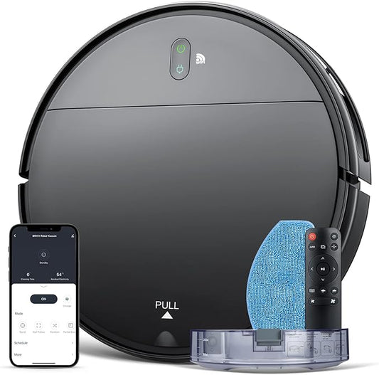 MAMNV BR151 Robot Vacuum Household Robotic Vacuums Black