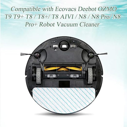 Chengu 100 Packs Vacuums Floor Cleaning Machines Disposable Mop Pads Replacement Mopping Cloths Pads Compatible with T9 /T9+ /T8+ /T8 Aivi /N8 Pro /N8 Pro+ Robot Vacuum Cleaner