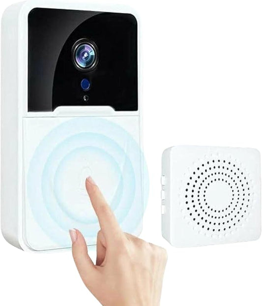 Doorbell Camera – Wireless Doorbell with Camera for Home, Battery Operated, 2-Way Audio & Motion Detector, Video Doorbell Chime