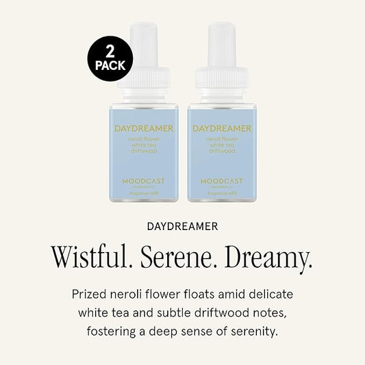 Pura & Moodcast Home Scent Refill - Smart Home Air Diffuser - Long-Lasting Premium Fragrance per Refill - Household Essential - Clean & Safe Diffuser Fragrance - 2 Pack, Daydreamer